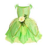 Tinkerbell Costume for Girls with Optional Fairy Accessories