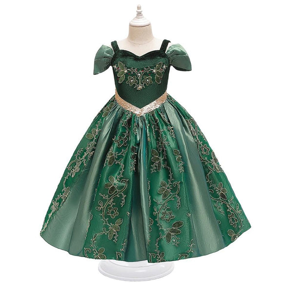 Anna Frozen Deluxe Green Ballgown