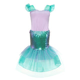 Disney Girls Little Mermaid Ariel Princess Dresses Costume - Style Ariel 2
