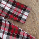 Ma&Baby 1-7Years Christmas Girls Dress Children Kid Red Plaid Print Bow Tutu Party Dresses For Girls Xmas New Year Costumes  D01