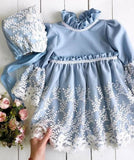 Cupcake Princess White Embroidery Dress