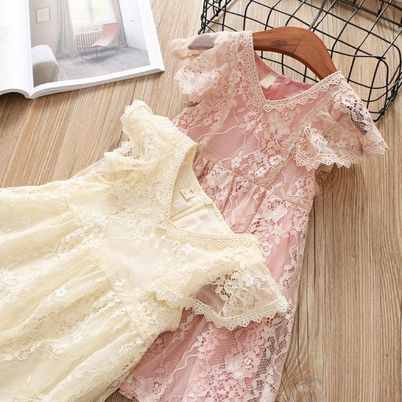 Like A Dream Lace Carved Dress