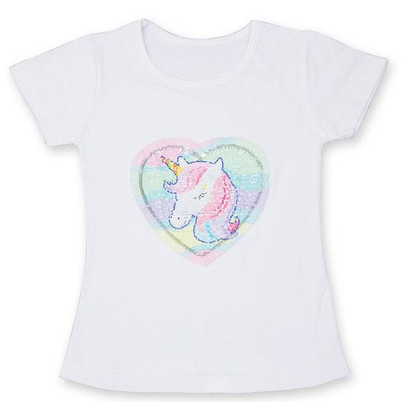 Rainbow Unicorn Sequin Shirt