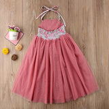 Like A Darling Pink Lace Floral Dress