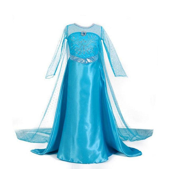 Elsa Frozen Snow Queen Princess Dress
