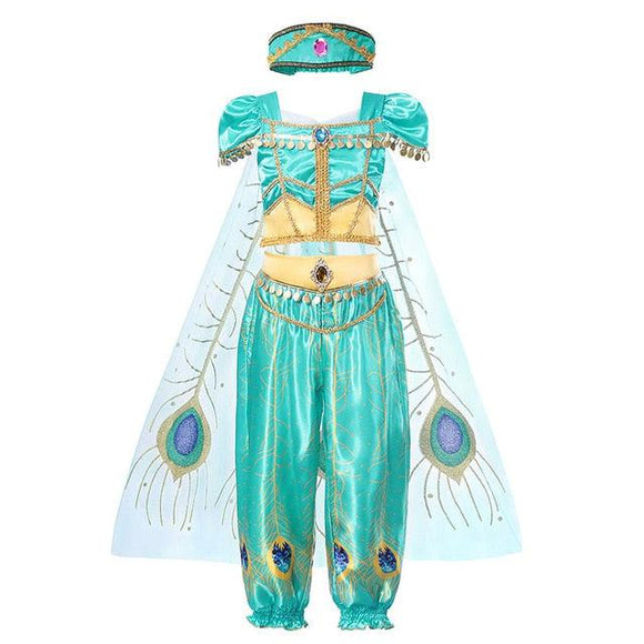 Jasmine Arabian Princess Peacock Costume