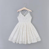 Like An Angel White Lace V-neck Dress