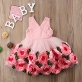 Snuggle Cutie Rose Flower Party Dress