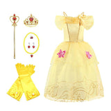 Belle Beauty and the Beast Costume Dress with or without Accessories