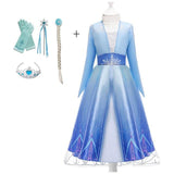 Frozen 2 Blue Elsa Dress with Accessories